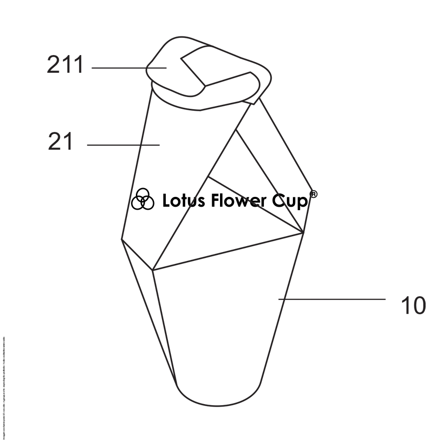 Copo com tampa acoplada – Lotus Flower Cup®